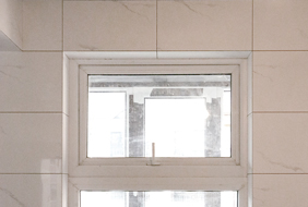獨創廚房窗口墻面規范排磚
